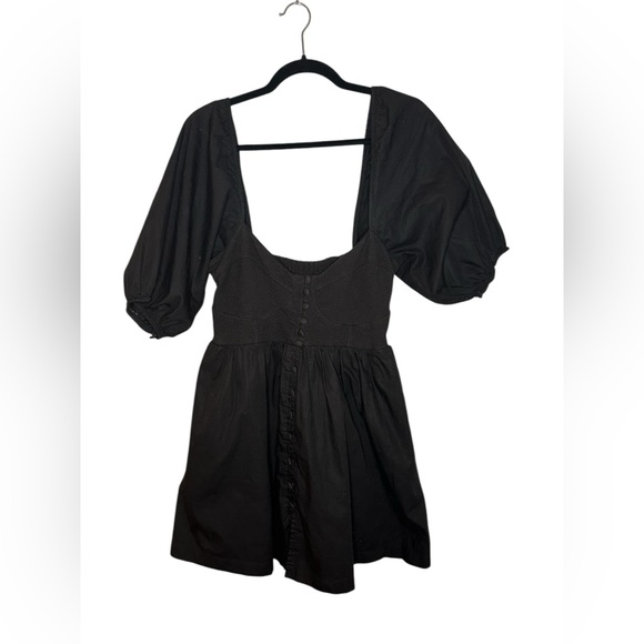 Anthropologie X Maeve Puff Sleeved Sweetheart Mini Dress - Picture 4 of 9